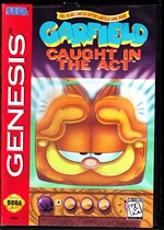 Sega Genesis Garfield Caught in the Act Front CoverThumbnail